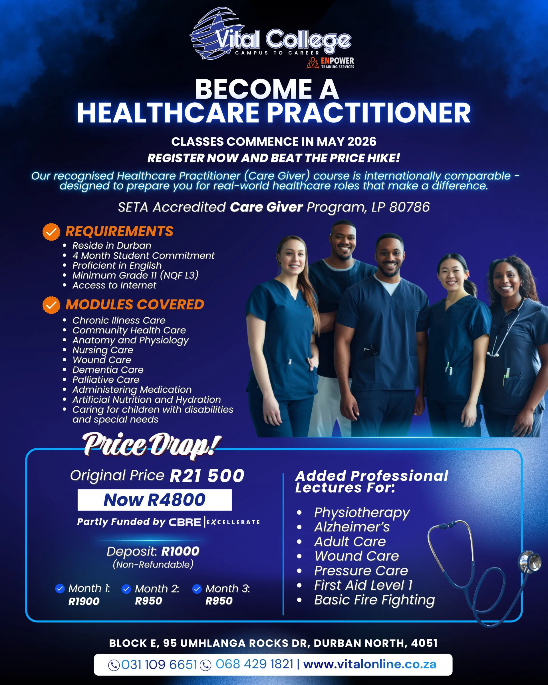 Vital HEALTH PRACTITIONER - Instagram Post